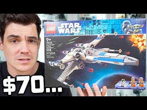 CHEAP! In the bad way. LEGO Star Wars NEW REPUBLIC X-WING Review!