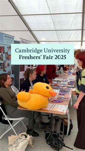 23K views · 473 reactions | Cambridge students! The Cambridge SU Freshers' Fair is on next week! Get ready to find your thing from over 300 clubs and societies  Date: Tuesday and Wednesday, 7 and 8 October Time: 10am to 4pm Place: Parker's Piece  Tap the link in the comments for the details. | University of Cambridge | Facebook