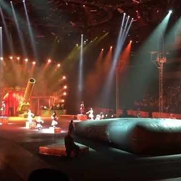 Circus Human Cannon Ball act