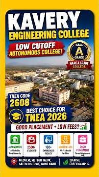Kavery Engineering College 2026 Review | Low Fees + Good Infrastructure? Worth It?