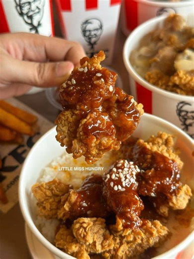 KFC x KBBQ = instant cravings! 🔥😋 #kbbq #korean #chicken #kfc | Little Miss Hungry