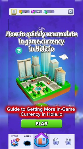 How to quickly accumulate in-game currency in Hole.io#modmantap #holeio #mod #fyp #modmenu #cheats