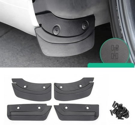 Car Mud Flaps Tire Protector Accessory Sediment Protection Guards Mudflaps for Easy Installation 4Pcs Set - Walmart.ca