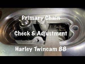 Primary Chain Adjustment on Harley Twincam 88