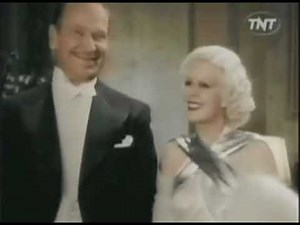 Jean Harlow in Dinner at eight (1933) (COLORIZED FOOTAGE)