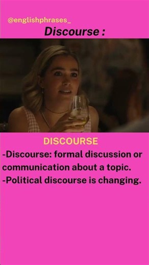 Discourse - meaning