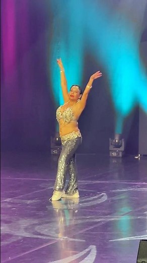 Mayla Bellydance from Mexico during the competition at the Raks Glam Festival 2025 🌟 #festival