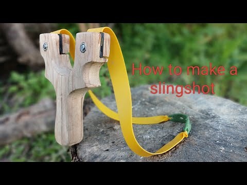 how to make a slingshot / homemade slingshot/ How to Make a Powerful Wooden Slingshot|DIY Slingshot