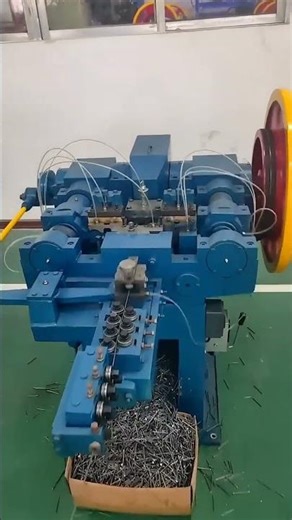 How are nails made in a factory #shortvideo