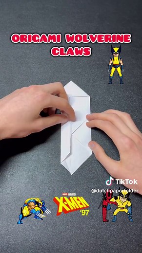 DIY Origami Wolverine Claws Tutorial