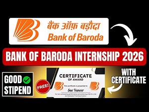 🔴Bank of Baroda Internship 2025 | 2700+ Posts | BOB Apprentice 2025 Notification Out!