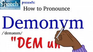 1K views · 58 reactions | Demonyms are the names we give people to say they are from a place, like "New Yorker." Here's how to pronounce this word. | Speech Modification | Facebook