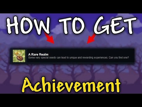 How to Get RARE REALM Achievement in Terraria | Rare Realm achievement