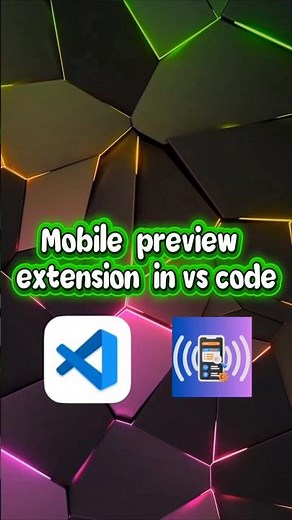 How to use Mobile Preview Extension in VS Code | Responsive Design Tutorial 2026#coding #vscode