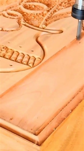 the process of forming lines on wood using super sophisticated machines