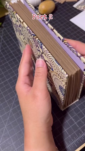 Book making with me part 2 #booktok #bookbinding #craft #process #bookmaking #bindery