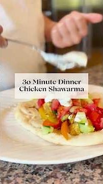Easy Sheet Pan Chicken Shawarma Recipe (Weeknight Dinner in 30 Minutes)