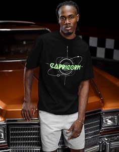 Celestial Capricorn Tee - Astrology Shirt With Minimalist Design and Handwritten Affirmation - Etsy Australia