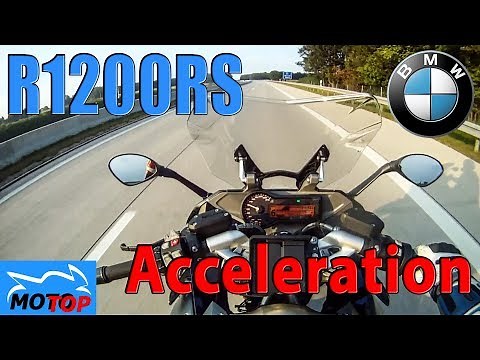 BMW R1200RS - ACCELERATION and TOPSPEED 0-240km/h