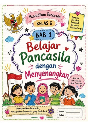 Materi Pendidikan Pancasila Kelas 6 Bab 1 - LKPD & Perangkat Siap Pakai