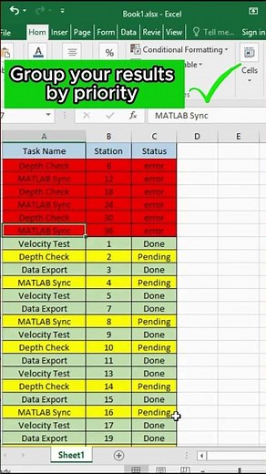 Group Your Data by Color Instantly! 🎨 Excel Pro Hack #Shorts #ExcelTips #Excel #YourSkillUpLab