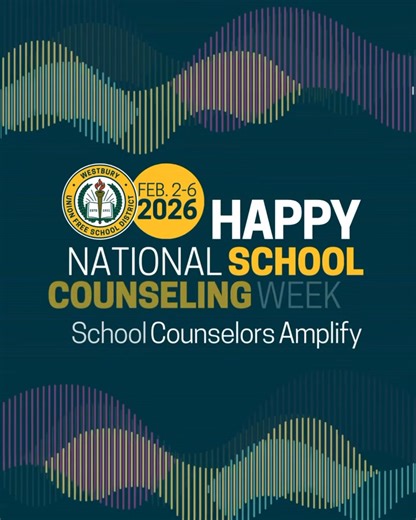 During School Counseling Week, we proudly honor the school counselors of the Westbury Union Free School District, champions of student success whose dedication shapes thriving learners across every campus. Our counselors serve as advocates, leaders, and collaborators, ensuring that every scholar has equitable access to academic achievement, social-emotional well-being, and meaningful college and career pathways. At Westbury High School, counselors support scholars in setting ambitious goals, nav