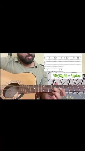 Ik Kudi Intro ~Tabs #guitar #guitarlessons