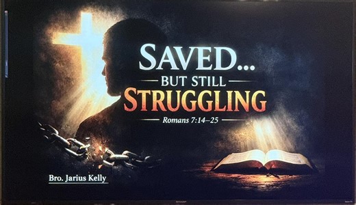 Center St Church of Christ | 📖 Sermon Summary: Saved but Still Struggling Text: Epistle to the Romans 7:14–25 Speaker: Bro. Jarius Kelly Paul reminds us that... | Instagram