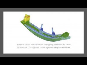 Stress Distribution and deflection simulation - Ship Construction