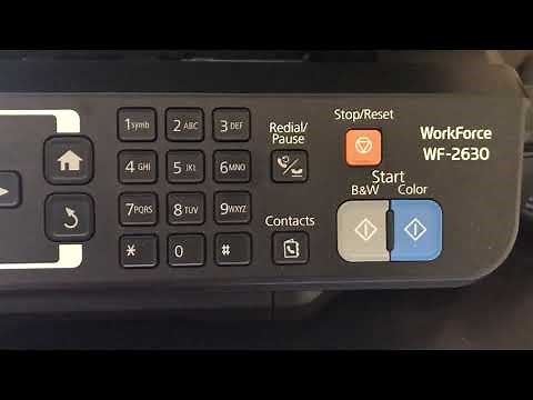 How to change ink cartridge for Epson workforce WF-2630