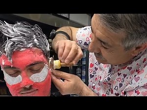 YOUR ASMR SLEEP FRIEND MUNUR ONKAN .HAIR AND BEARD TRIMMING, BACK AND SEAT MASSAGE AND SKIN CARE