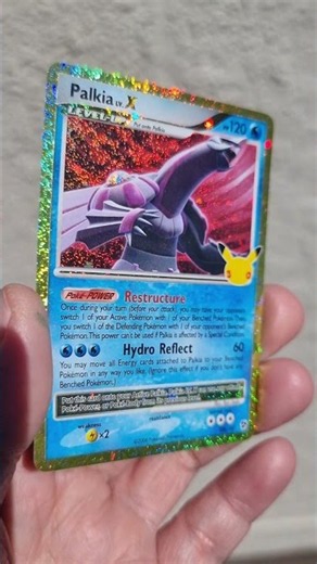 Palkia LV.X from the Pokemon TCG 30th Celebration classic collection #pokemontcg #pokemon
