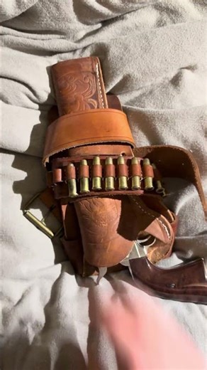 Airsoft Leather SAA belt and holster