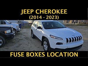 Jeep Cherokee - FUSE BOX LOCATION (2014 - 2023)