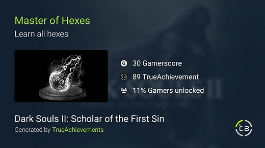 Master of Hexes achievement in DS2