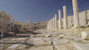 Historical columns, Historical columns from ancient Rome, Antique columns, Historical village from ancient Rome, historical city , ancient city ,