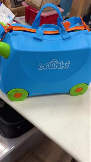 Up for Auction as a kids trunkie starting price of £5 bidding to end Thursday evening at 9 pm with soft finish the 23rd of October 25 #KidsTravel #KidsCase #trunki | waterfoot auction