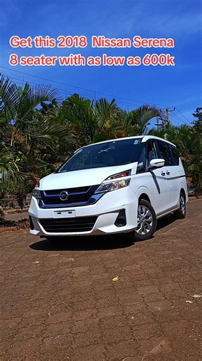 Nissan Serena 2018 model 2000cc petrol Clean fresh import 8 seater @1.75M Hire Purchase: 1M deposit balance in 12 months. Bank finance: 600k deposit balance in 48 months. 0.7.9.9.3.2.2.6.8.9. #serena #nissanserena #fyp #foryou #carsforsaleinkenya