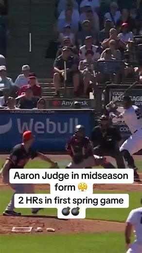 Aaron Judge Hits Two Home Runs in Spring Training