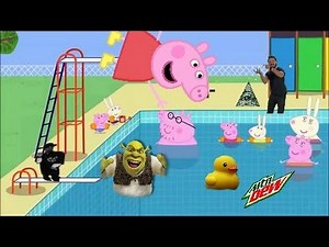 MLG PEPPA PIG GOES TO THE SWIMMING POOL!