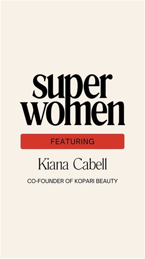 You don’t need an MBA or a perfect plan to start something big. This week on SUPERWOMEN, I sat down with @kianacabell, co-founder of @koparibeauty, the award-winning brand that pioneered clean beauty and is now celebrating 10 years in the industry. From a failed first product to reinventing sunscreen, Kiana shares how Kopari Beauty grew by staying nimble and intentional. She also talks about learning to let go as a founder while raising four kids at the same time. Tag someone who’s waiting to fe