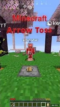 This arrow toss minigame is INSANE #minecraft #shorts