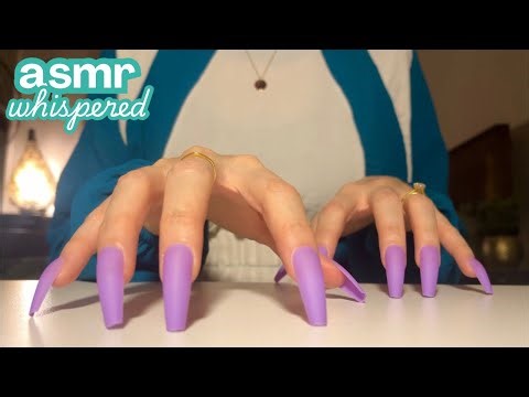 ASMR * Tap/Scratching on YOUR NEW TABLE!! * Whispered Version