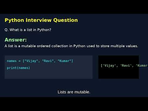 Learn Python Lists Fast | Beginner Tutorial