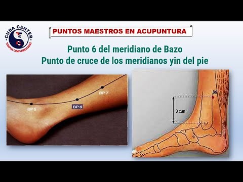 Punto Maestro de Acupuntura 6 del Meridiano de Bazo