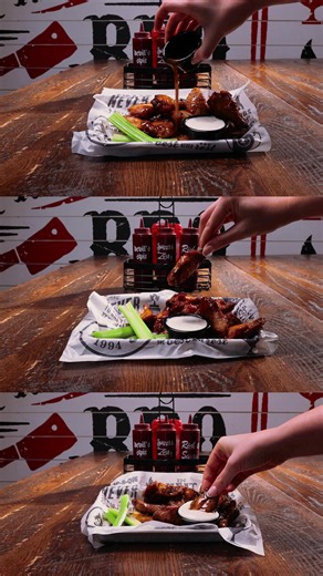 We gave smoked wings three new personalities. Sweet Bourbon, Jamaican Jerk and Lemon Pepper, your move!