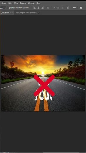 || perspective text on Photoshop || #viral #edit #capcut #graphicdesign