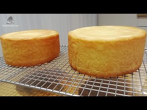 Sponge Cake | FLAT LAYERS | Recipe & Method
