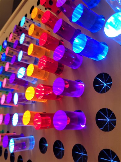 3ft Sensory Light Pegboard | Wall-mounted LED Activity Board With Solid Acrylic Pegs | Classrooms & Therapy Spaces - Etsy