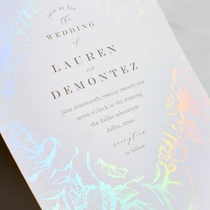 Introducing Gloss-Press™ wedding invitations featuring a NEW luxurious printing technique, exclusive to Minted. | Minted